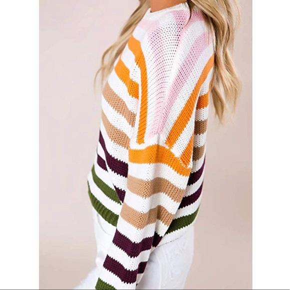 🌟 Long Sleeve Crew Neck Sweater - Picture 4 of 5